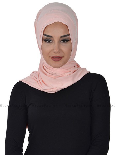 Sofia - Gammelrosa Praktisk Bumull Hijab