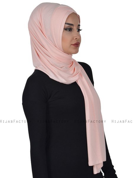 Sofia - Gammelrosa Praktisk Bumull Hijab