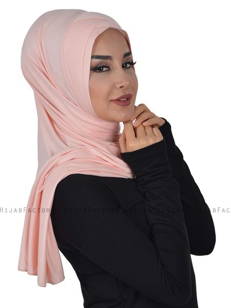Sofia - Gammelrosa Praktisk Bumull Hijab