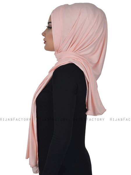 Sofia - Gammelrosa Praktisk Bumull Hijab