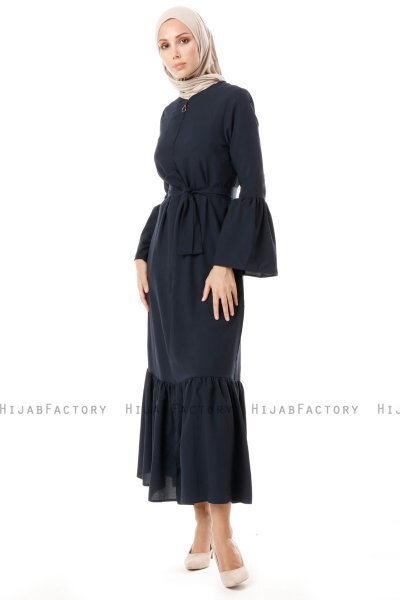 Soraya - Marinblå Abaya - Miss Cazibe