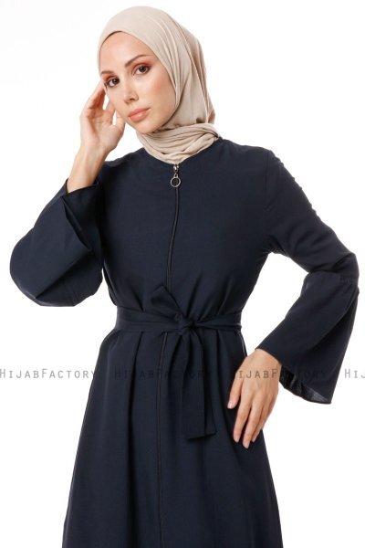 Soraya - Marinblå Abaya - Miss Cazibe