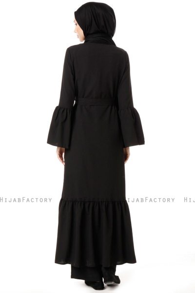 Soraya - Svart Abaya - Miss Cazibe