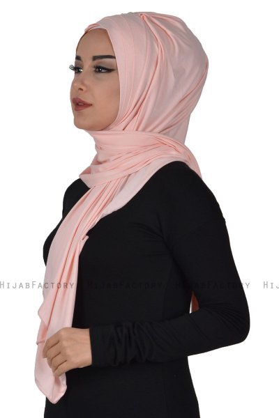 Tamara - Gammelrosa Praktisk Bumull Hijab