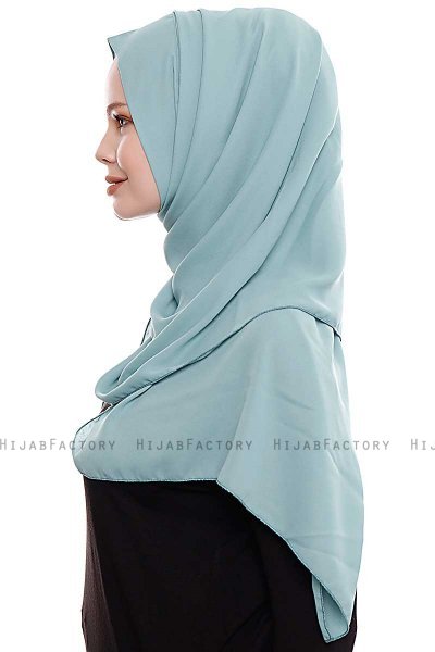 Yara - Mint Praktisk One Piece Crepe Hijab