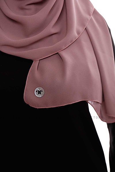 Yara - Rose Pink Praktisk One Piece Crepe Hijab
