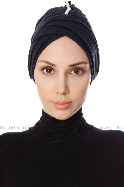 Yonca - Marinblå Turban