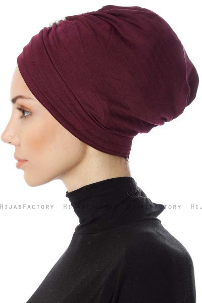 Yonca - Plommon Turban