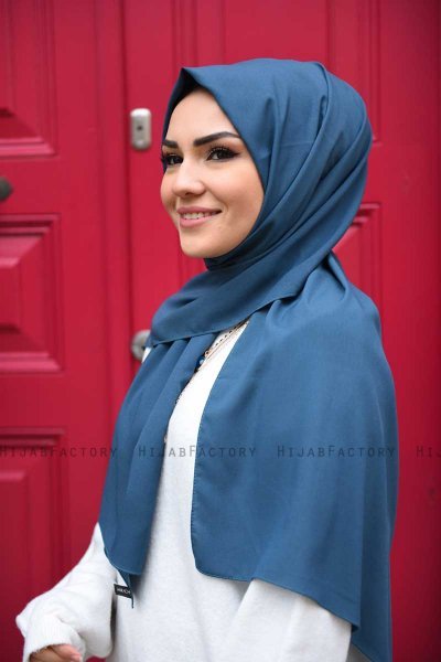 Zahra - Petrolgrön Crepe Hijab - Mirach