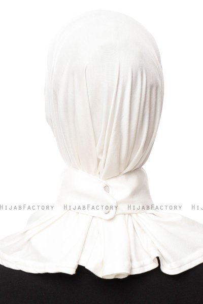 Zeliha - Creme Praktisk Viskos Hijab