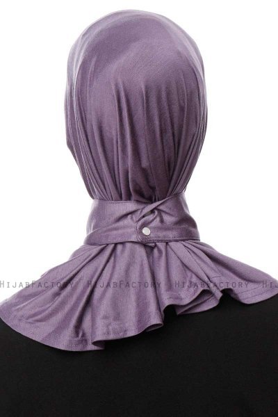 Zeliha - Lila Praktisk Viskos Hijab