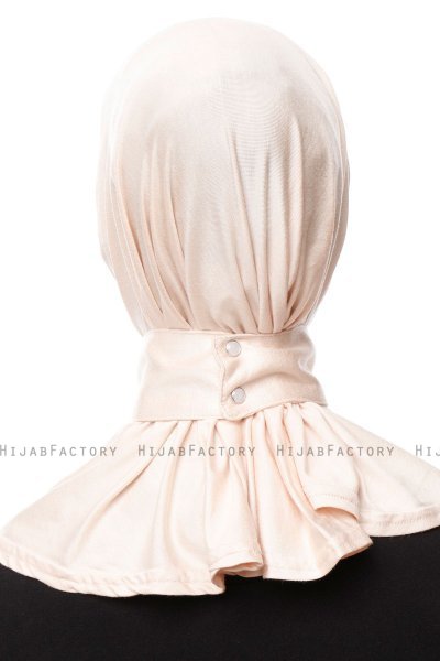 Zeliha - Ljus Beige Praktisk Viskos Hijab