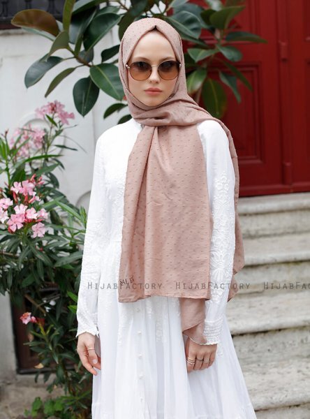 Malika - Ljusbrun Hijab - Sal Evi