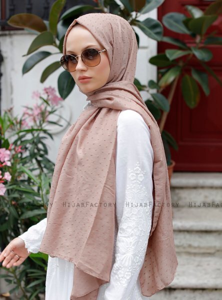 Malika - Ljusbrun Hijab - Sal Evi