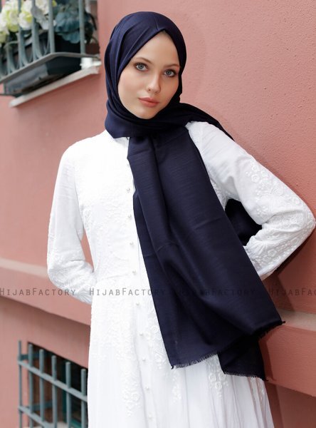 Zaina - Marinblå Hijab - Sal Evi