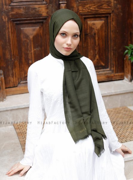 Zaina - Mörkgrön Hijab - Sal Evi