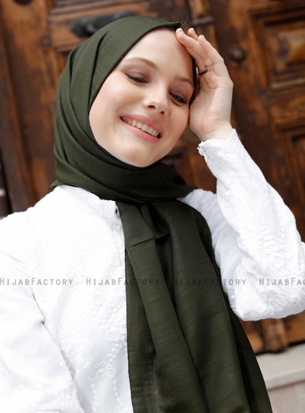 Zaina - Mörkgrön Hijab - Sal Evi