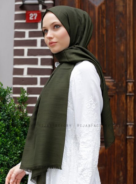 Zaina - Mörkgrön Hijab - Sal Evi