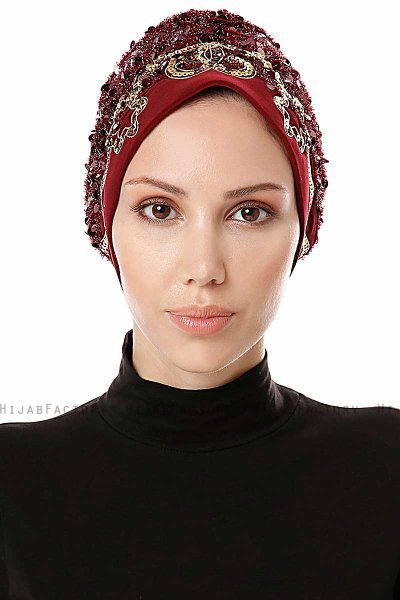 Zuleyha - Bordeaux Turban