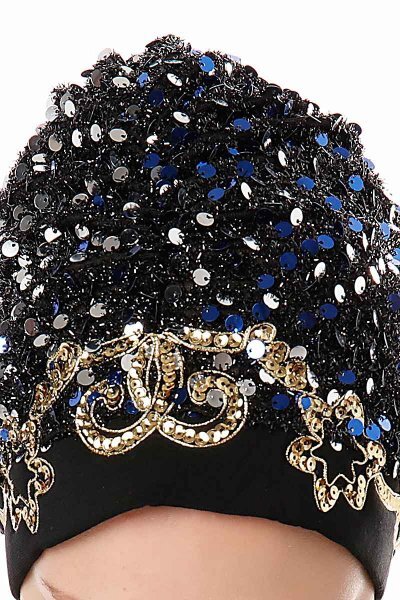 Zuleyha - Marinblå Turban