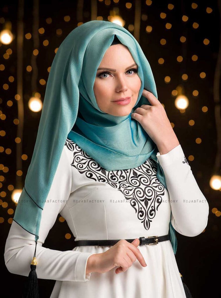 MW - Offwhite Chiffon Hijab - Muslima Wear - Hijab